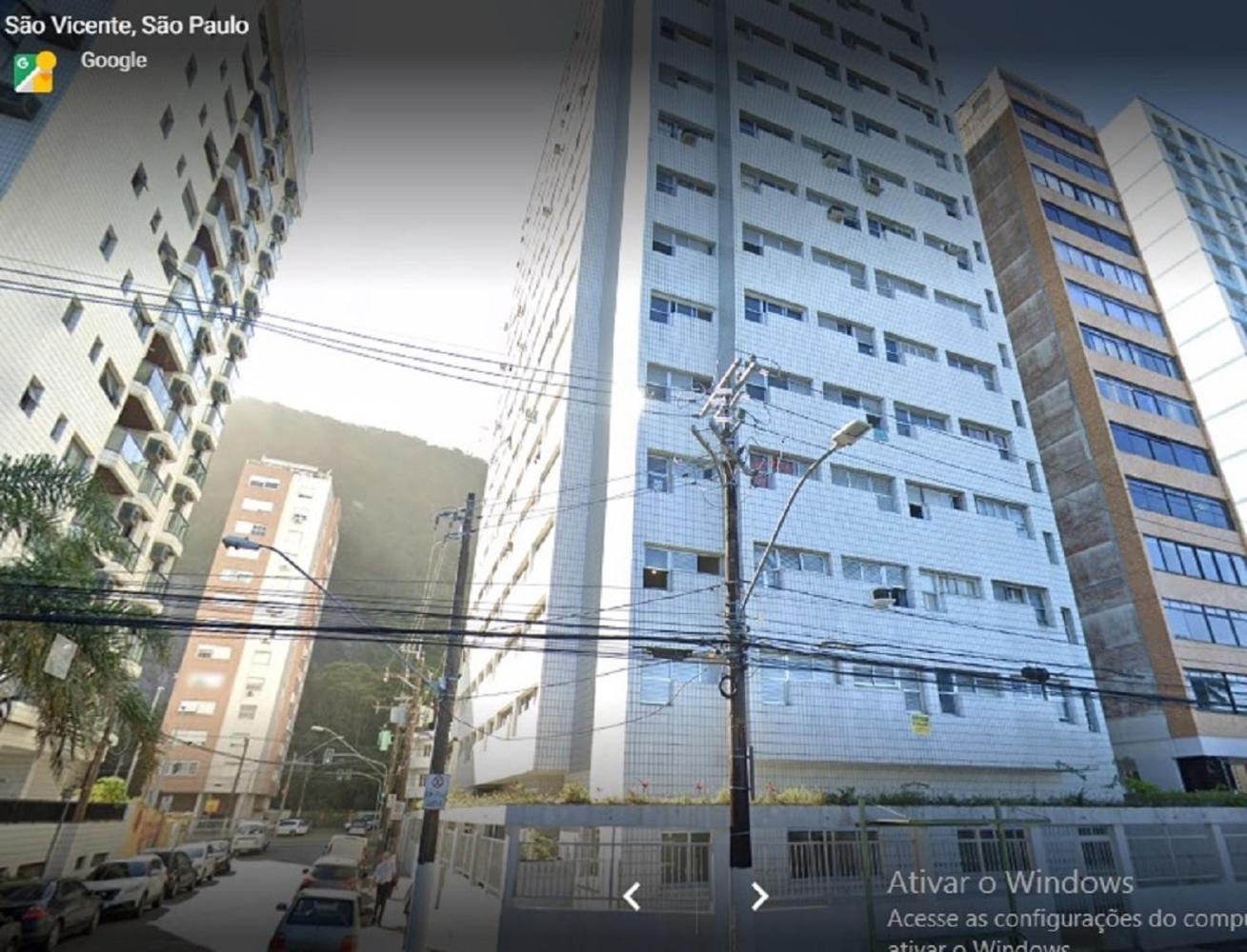 Apartamento 621 Com Vista Para O Mar São Vicente Esterno foto