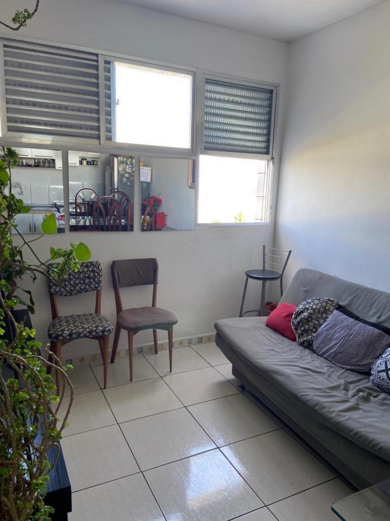 Apartamento 621 Com Vista Para O Mar São Vicente Esterno foto
