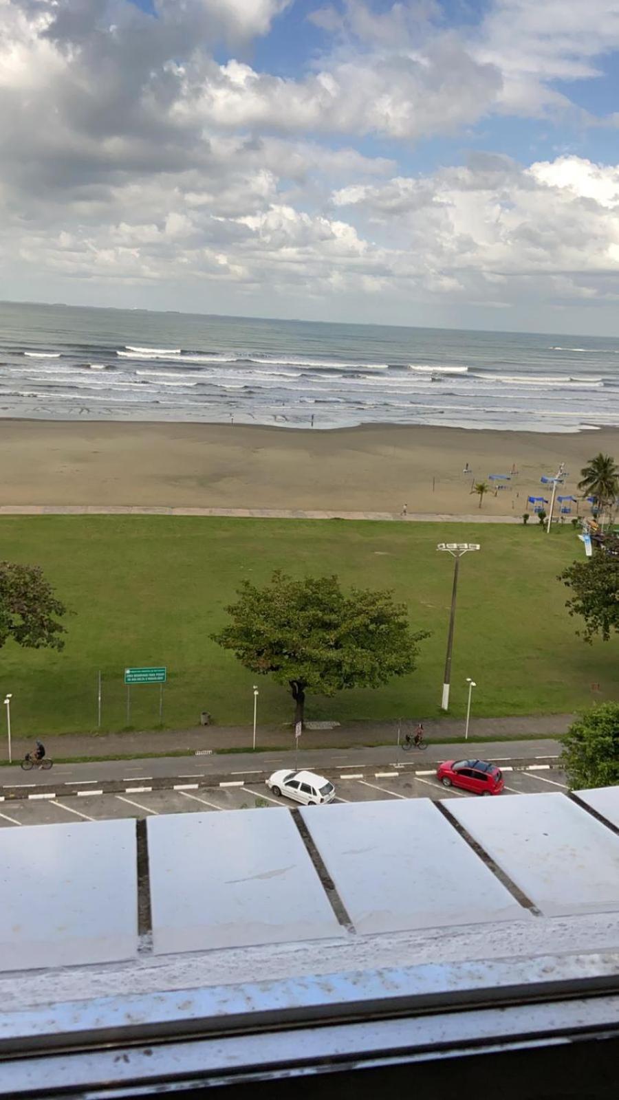 Apartamento 621 Com Vista Para O Mar São Vicente Esterno foto