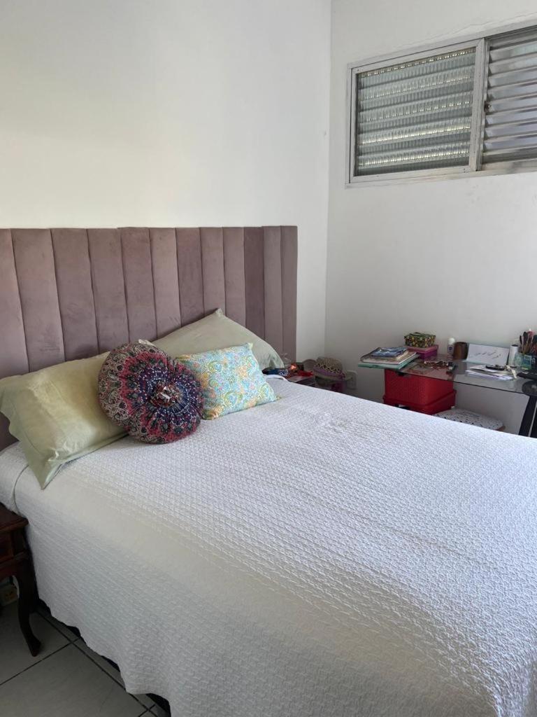 Apartamento 621 Com Vista Para O Mar São Vicente Esterno foto